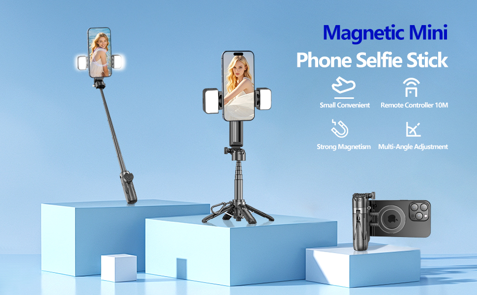 Magnetic Mini Phone Selfie Stick