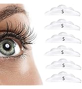 Libeauty Lash Lift Rods, Lash Lift Pads, 6 Pcs SSS Reusable Eyelash Perming Curler Shield Pads, w...