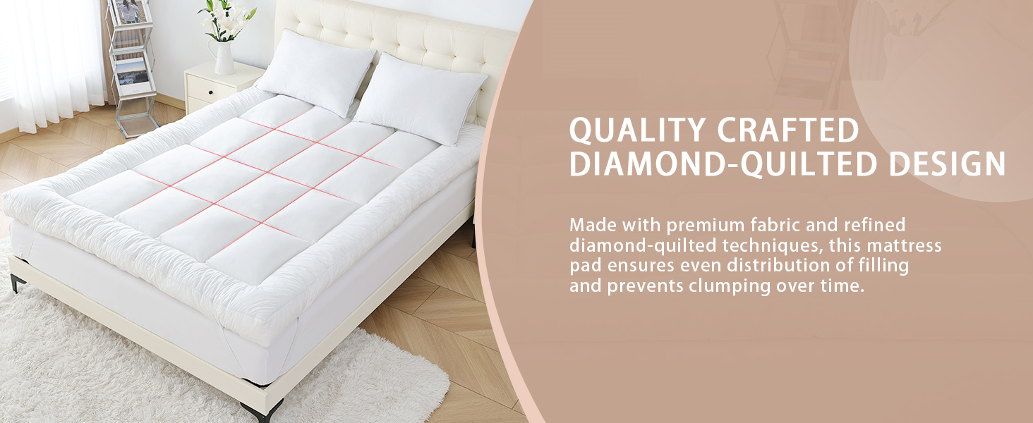 quality crafted diamond quilted design