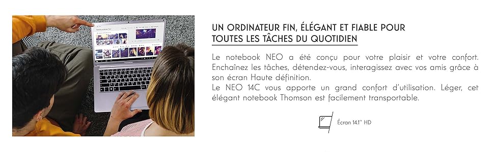 ordinateur portable;Thomson;accessible ;celeron ;windows ;pas cher;stockage;Asus;HP;technologie;