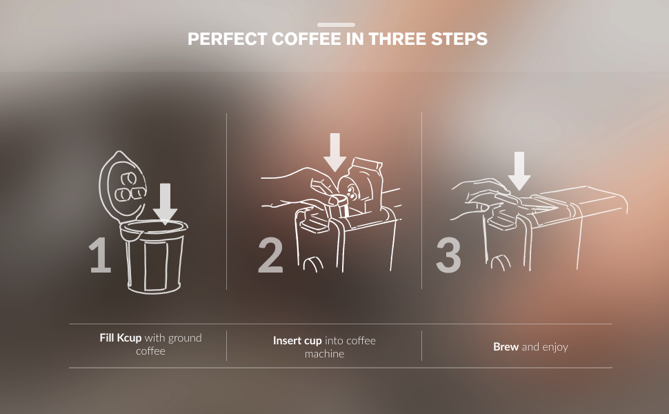 4 Ninja Reusable Coffee Filter Pods for Ninja Dual Brew