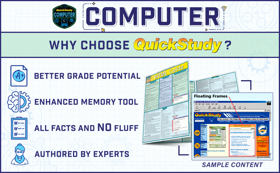 Html Guide (Quick Study Computer): BarCharts, Inc.: 9781423201748 ...