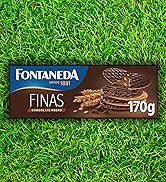 Fontaneda bolachas Digestive encanamento finas cobertas com chocolate preto, 170 g 170 g
