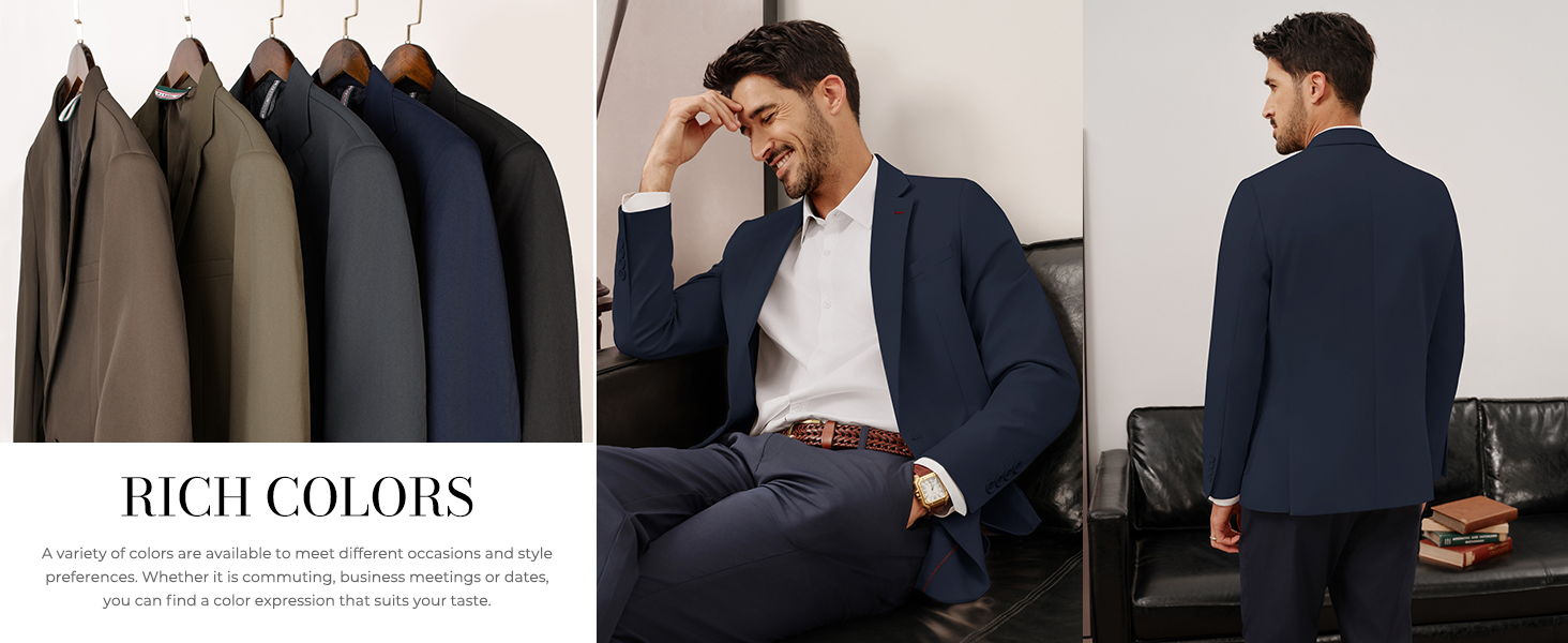 Mens Solid Sport Coat