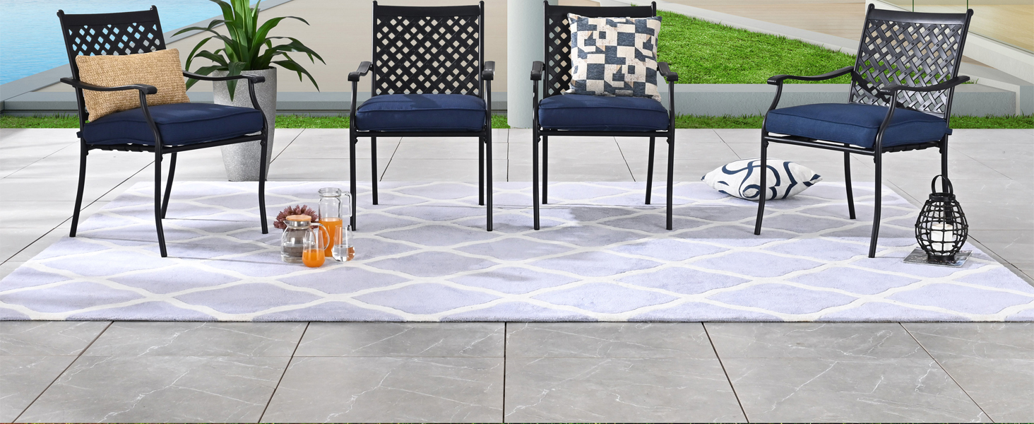 Outdoor Rocking Chairs Set Of LOKATSE HOME Patio Swivel Dining