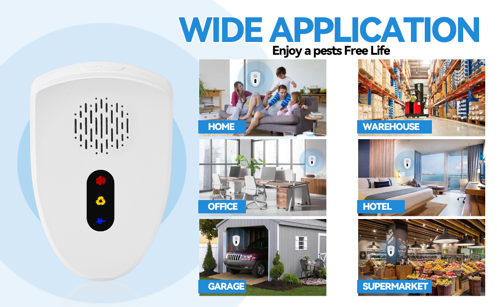 Upgraded Ultrasonic Pest Repeller