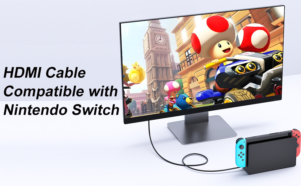 Amazon.com: Gmeaou HDMI Cable Compatible with Nintendo Switch and ...