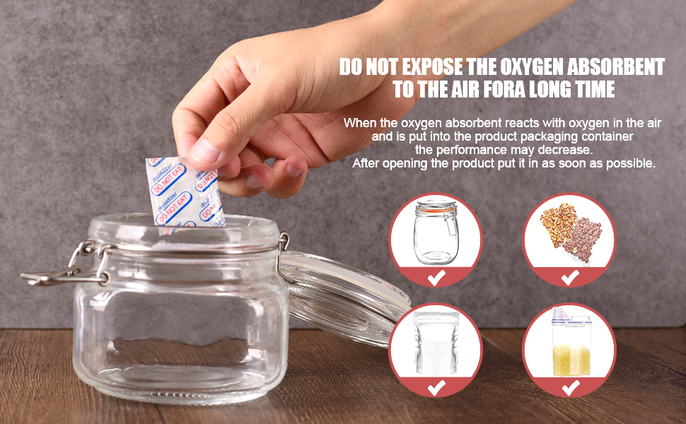 2500cc Oxygen Absorbers (Individually Sealed, Total 20