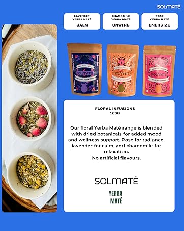 Review Solmaté Yerba Maté| 100% Natural &Amp; Unsmoked Pure Leaf | No 16 Flavoured Yerba Mate