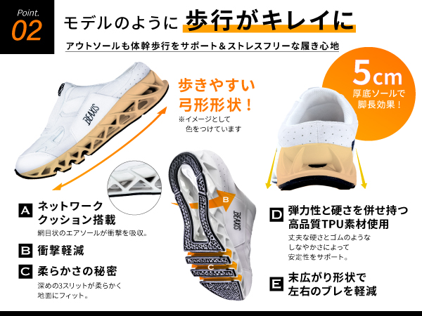 Amazon | [BEAXIS] ビーアクシス バランスコアミュール レディース