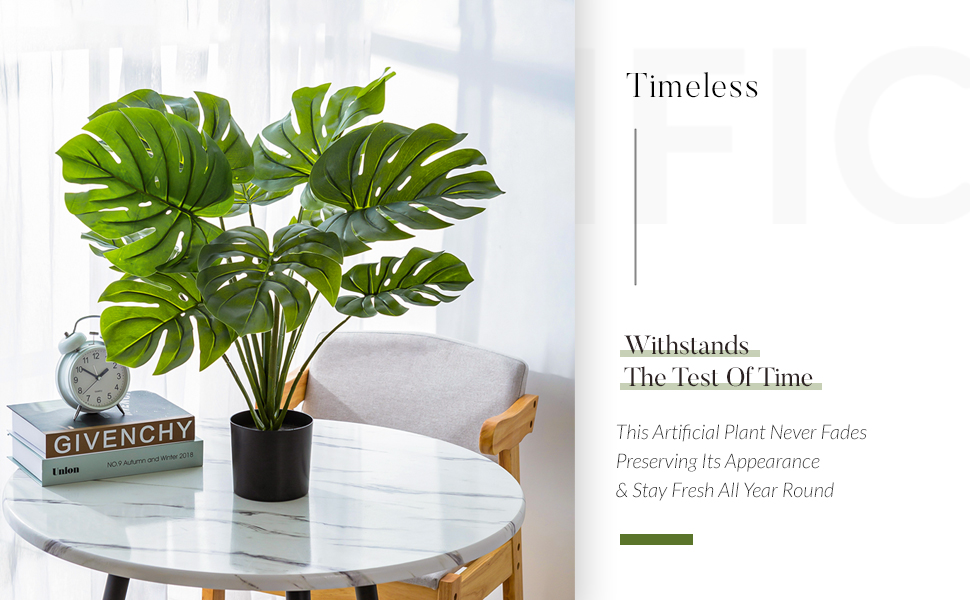 Fake Plants Tall Fake Monstera Artificial Trees Plant