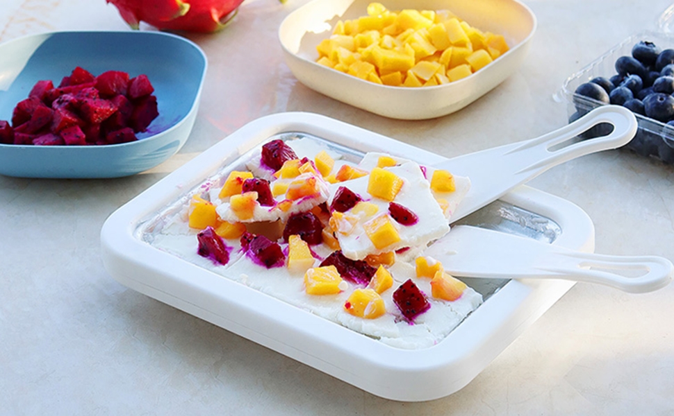 Baotkere Ice Cream Sorbet Frozen Yogurt Maker Machine