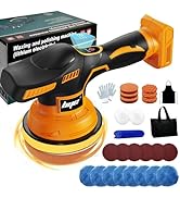 Cordless Car Buffer Polisher for Dewalt 20V Battery, 6 Inch Portable Orbital Buffer Polisher Kit,...