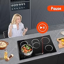 5 burner electric cooktop