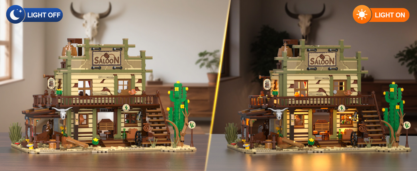 Western Saloon Building Set