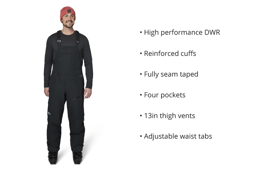 Amazon.com: Flylow Men's Snowman Bib Insulated Waterproof