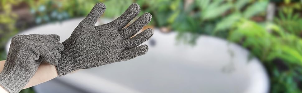 Bamboo Exfoliating Gloves