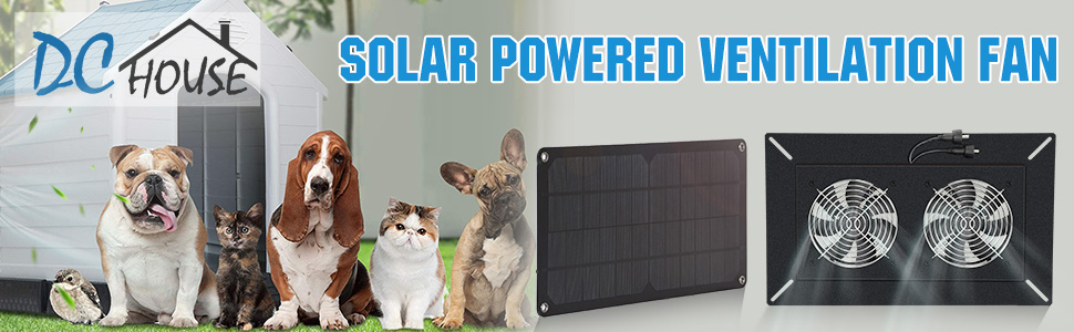 solar powered ventilation fan
