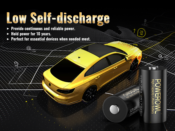 CR123A lithium batteries