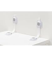 YEYA No Drill Anti Tip Furniture Adjustable Straps Wall Anchors for Baby Proofing (Upgraded 4P)