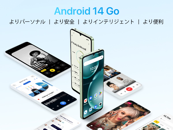 Amazon | UMIDIGI G9A simフリー スマホ 本体 8GBRAM+64GB/1TB