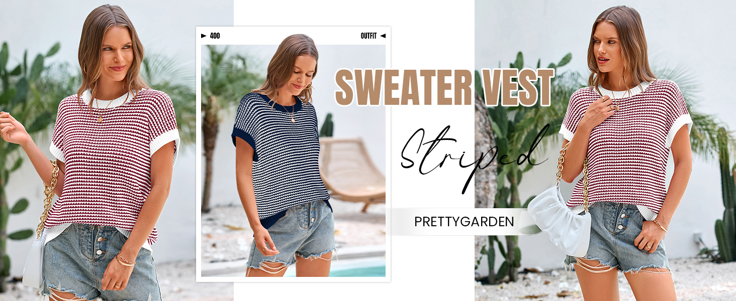 PRETTYGARDEN Sweater Tank Tops