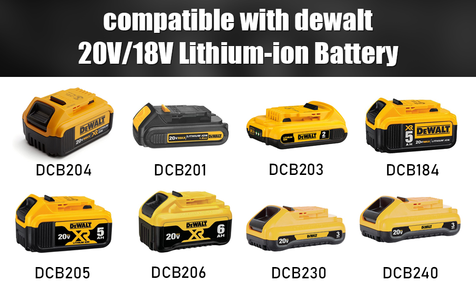 Battery Adapter for Dewalt Battery, Power Wheel Adapter for Dewalt 20v