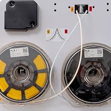 Kodak 3D Printer Portrait, White, 21.1 x 20.7 x 20.7 in 11 two filaments spools with close case