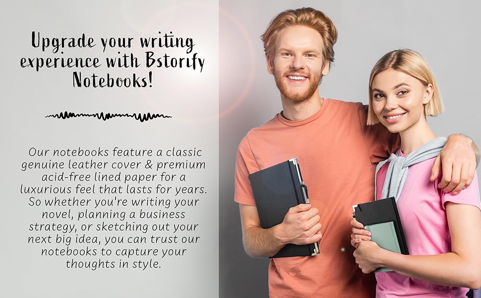 Bstorify A5 Notebook And Pen Set 160 Lined Pages (14.85 x 21 cm) Grey