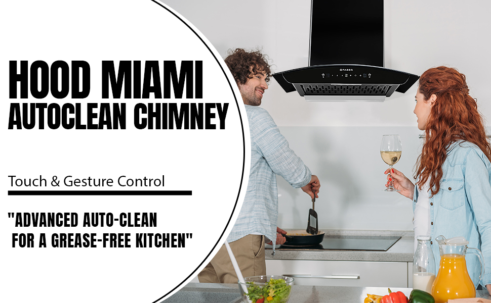 SPN-JGSP Miami 60cm 1200 m3/hr Filterless Autoclean Chimney