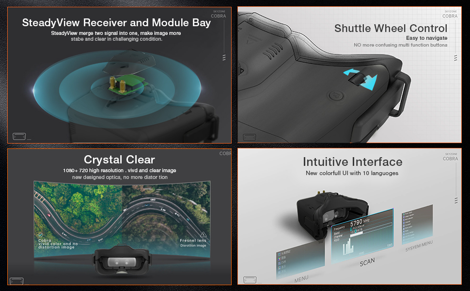 FPV GOGGLES Cobra SKYZONE-1