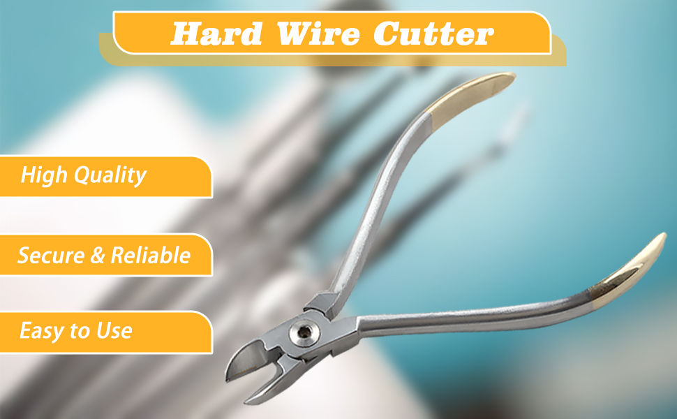 LEONTOOL Hard Wire Cutter Orthodontic Ortho Dental Instrument, Braces