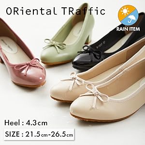 オリエンタルトラフィック レインシューズ パンプス レインパンプス Amazon | [オリエンタルトラフィック] レインパンプス バレエ