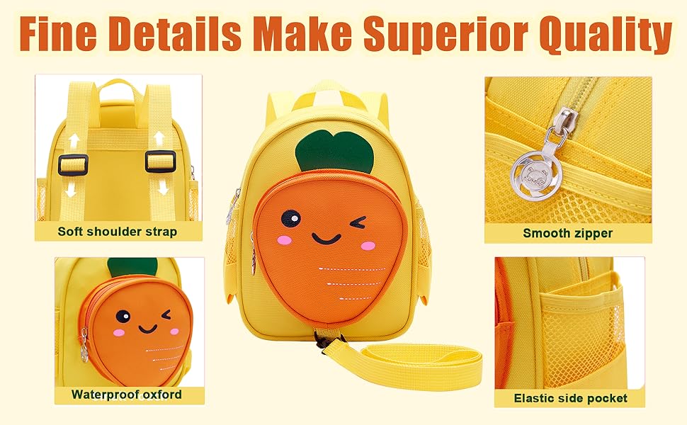 Toddler Backpack with Leash, Accmor Kids Mini Backpacks