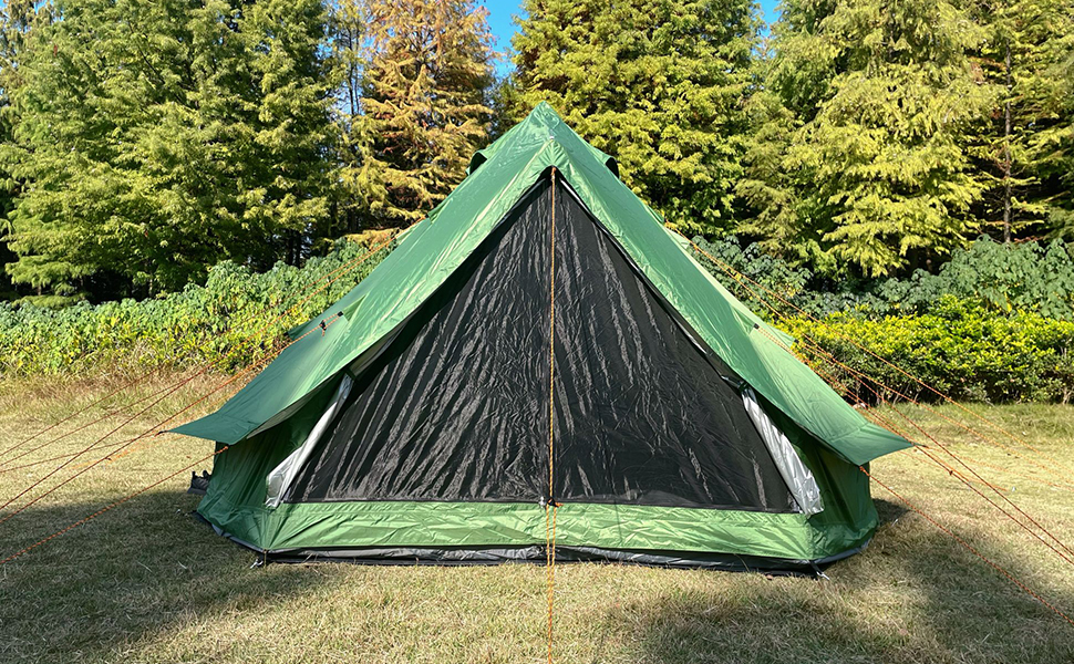 Amazon.co.jp: D&R B1 ベル型テント 4m グリーン 軽量ベルテント