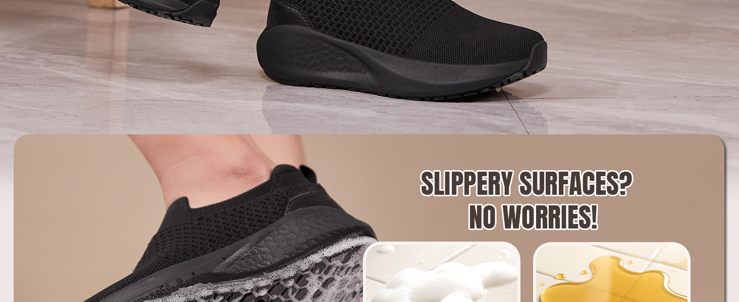 Slip Resistant work Sneakers for women
