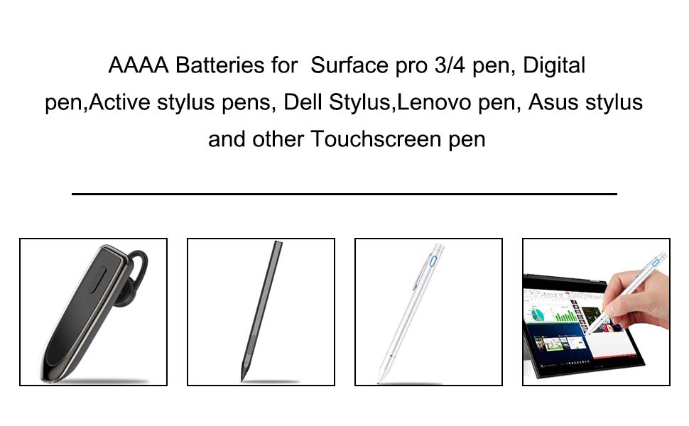 AAAABatterien, 2 Stück 450 mAh wiederaufladbare NIMHAAAABatterien