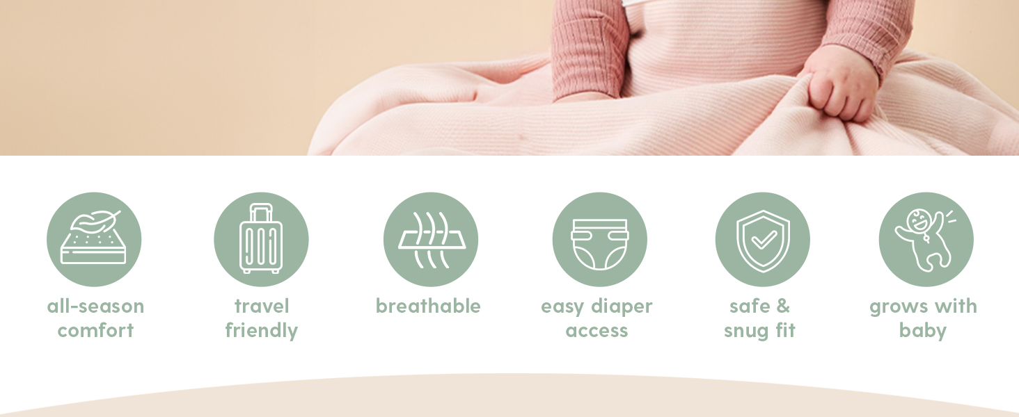 clever sleep sack mori baby newborn toddler infant boys girls cotton organic unisex tog years