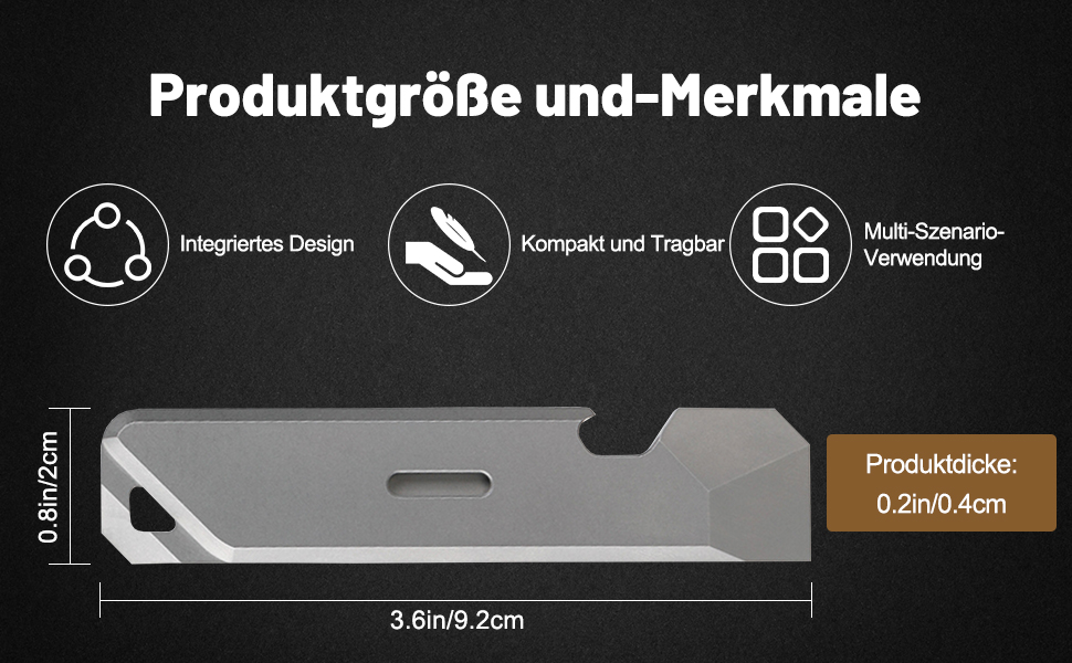 Lever Bar Multitool Titanium Alloy Lever Bar with Bottle Opener Function Gear Keychain Tools for Camping Hiking Gardening Repair 13 2 UK