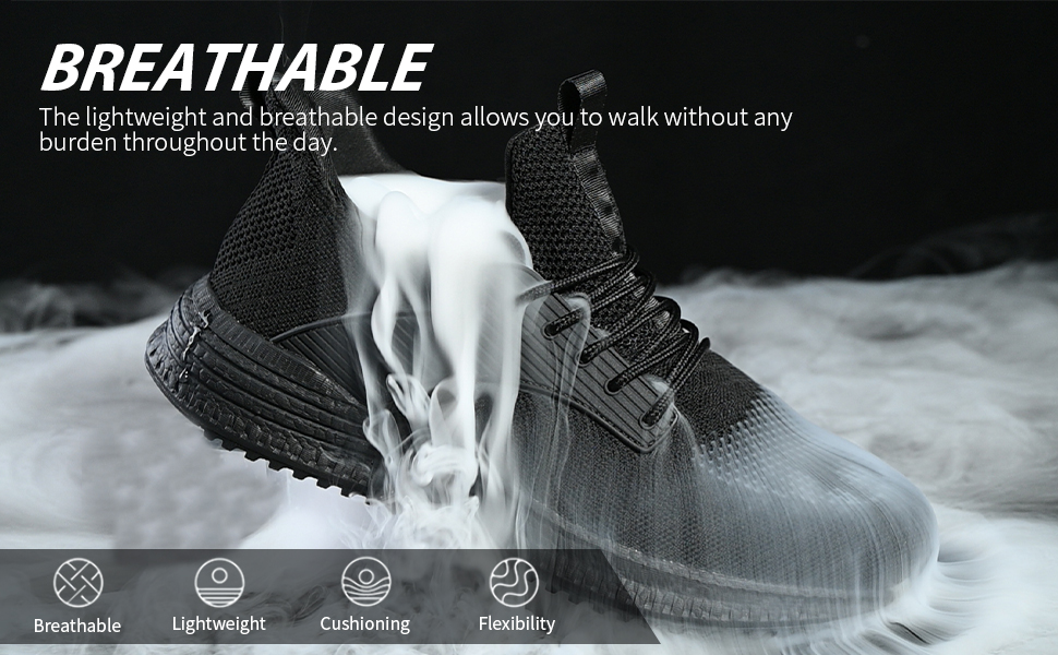 lightweight breathable sneakers