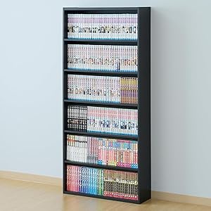 Amazon｜山善(YAMAZEN) 本棚 大容量 スリム 【全体耐荷重70