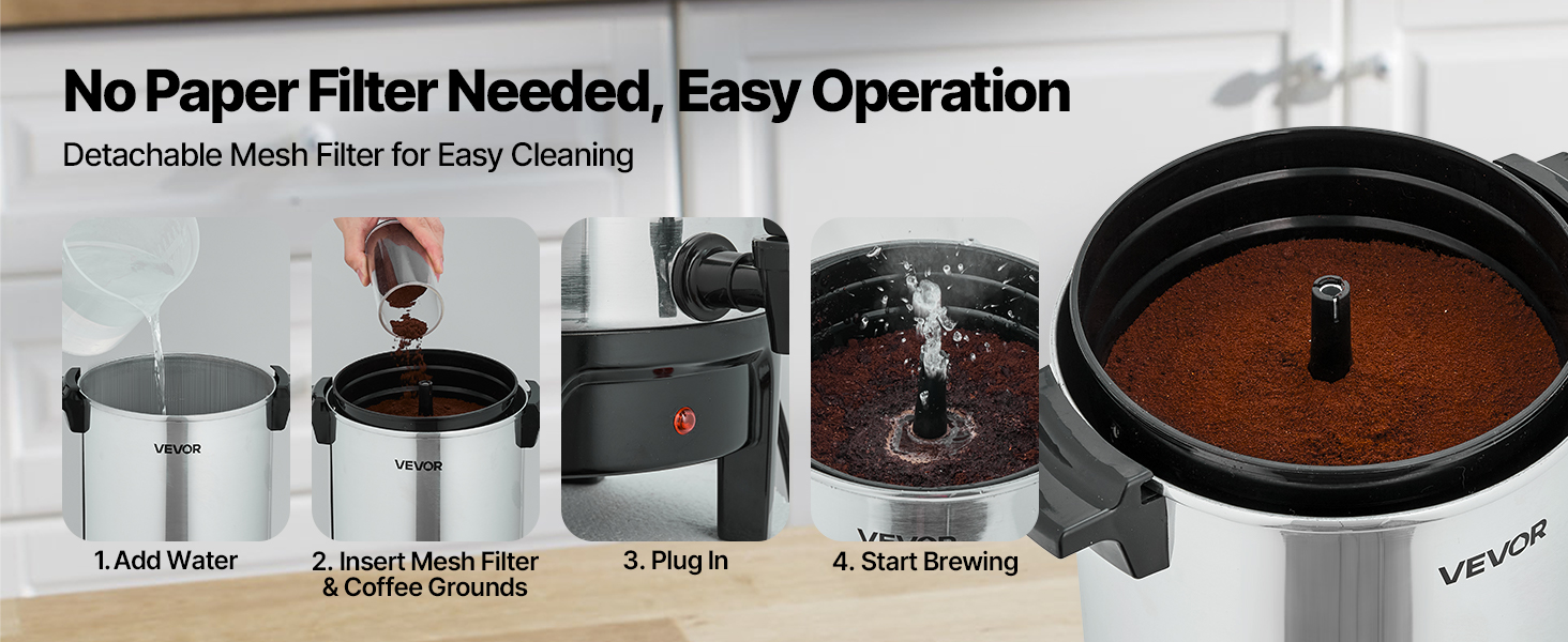 Commercial coffee urn