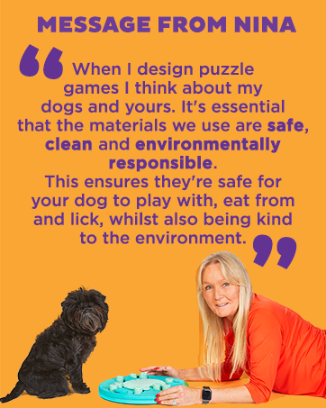 Outward Hound Nina Ottosson Puppy Lickin' Layers... 30 clean doberman labrador german shepherd daschund sausage dog collie border cocker spaniel cockapoo