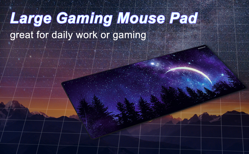 Excovip XXL Mouse Pad 900 x 400 x 2 mm Extra Large Gaming Mouse and ...