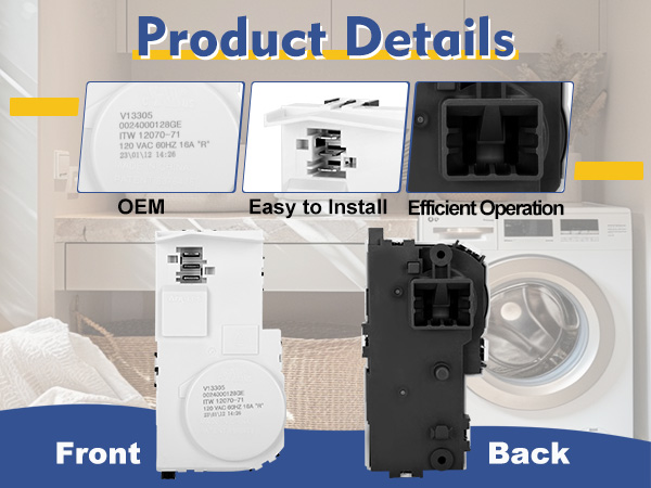 WH01X29528 Washer Door Lock (OEM)