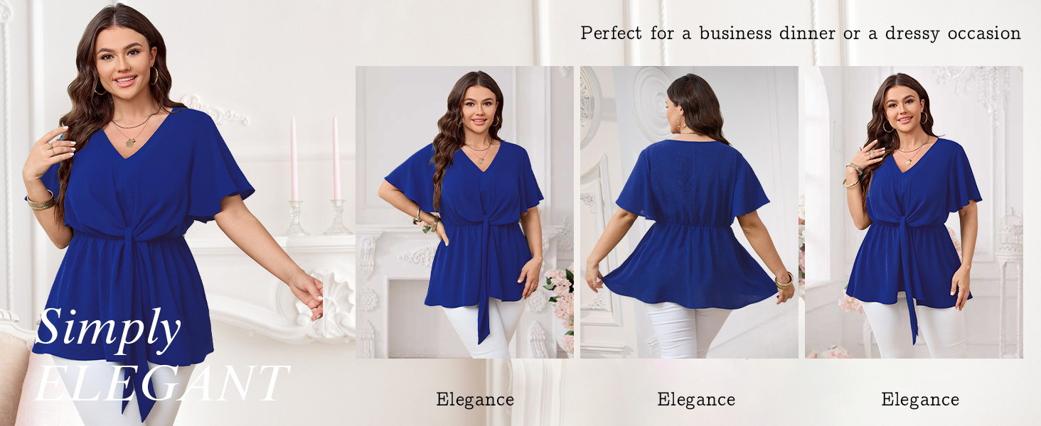 Plus size tops for women