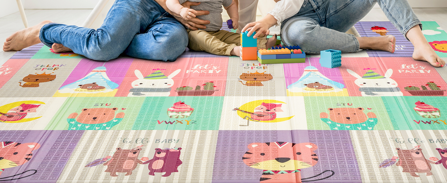 play matt for infants tapete para bebes gatear de espuma tummy time mat baby boy infant foam mats