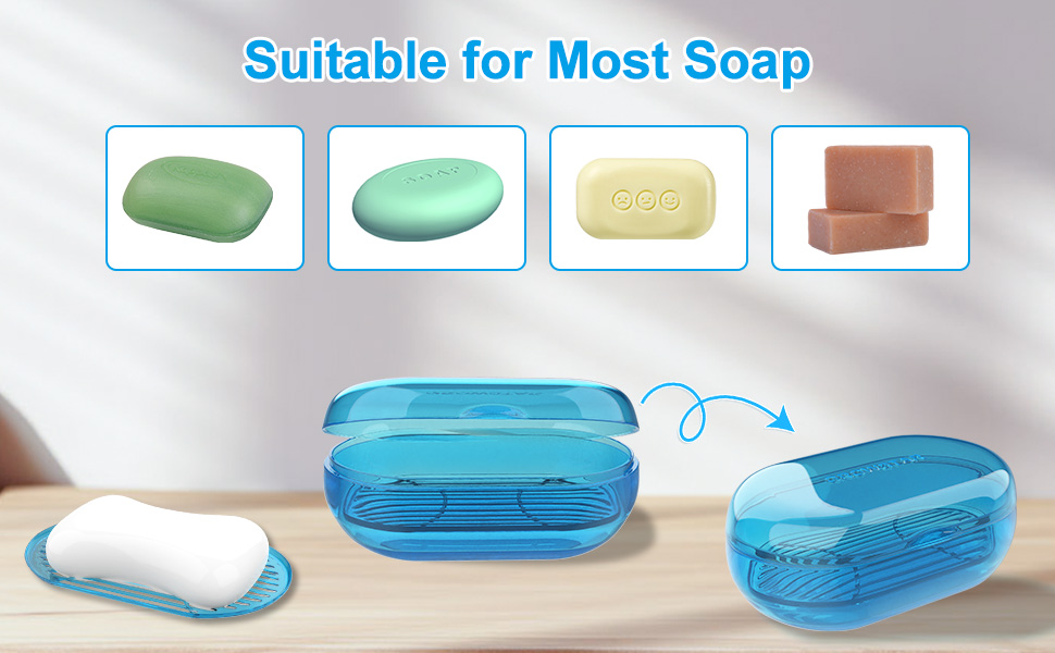 ClearGreen Soap Holder, Travel Soap Container, Portable