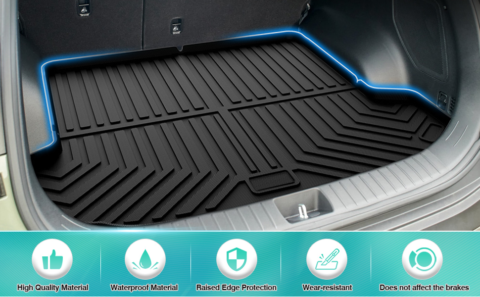 Mixsuper Custom Fit Floor Mats & Cargo Liner for 2023 Kia