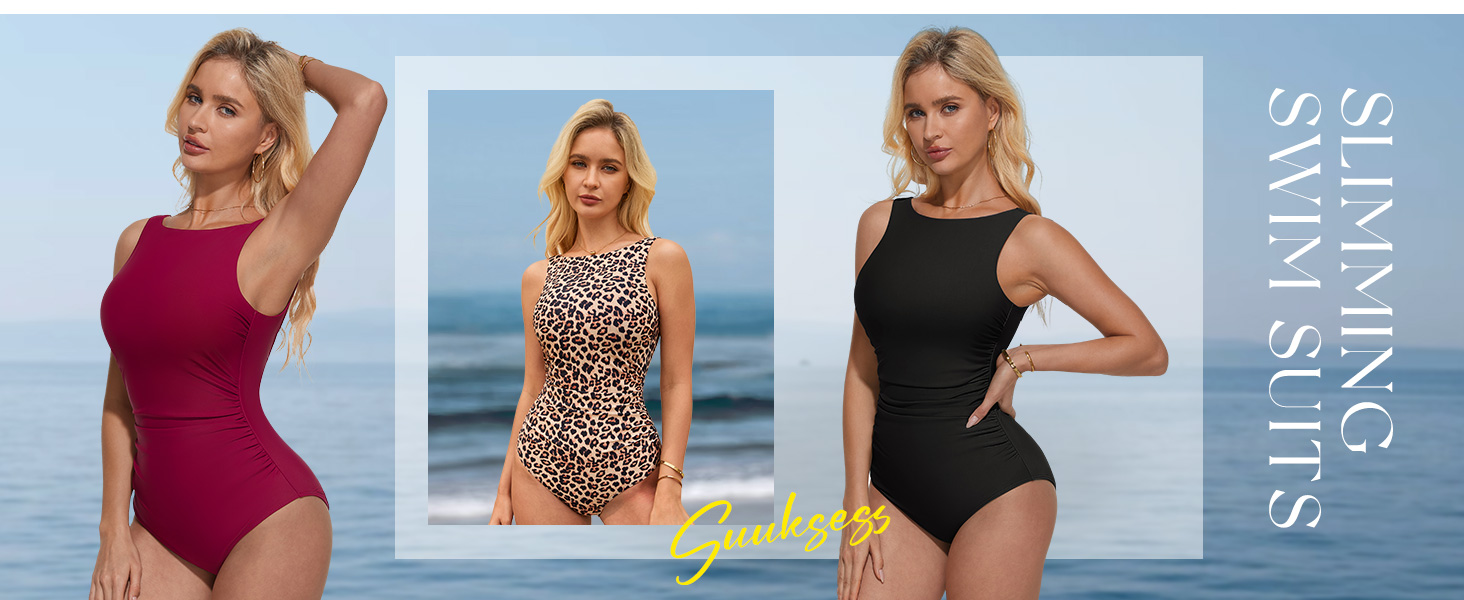 slimming tummy control 1 piece swimdsuits bathing suit red backless low back backless swimwear sexy